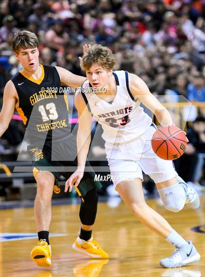 Thumbnail 3 in Gilbert Christian vs American Leadership Academy (AIA 3A Semifinals) photogallery.