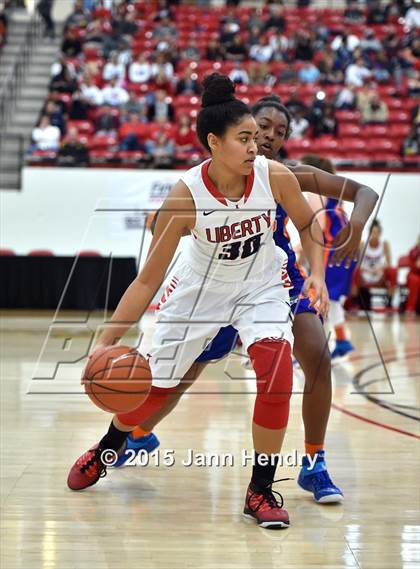 Thumbnail 3 in Bishop Gorman vs. Liberty (Big City Showcase) photogallery.