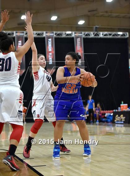 Thumbnail 1 in Bishop Gorman vs. Liberty (Big City Showcase) photogallery.