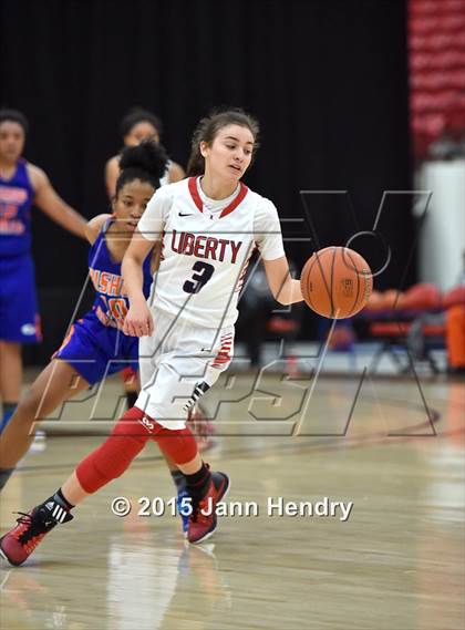 Thumbnail 3 in Bishop Gorman vs. Liberty (Big City Showcase) photogallery.