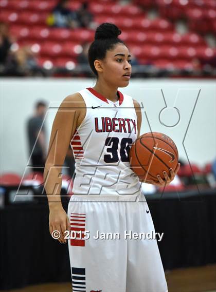 Thumbnail 2 in Bishop Gorman vs. Liberty (Big City Showcase) photogallery.