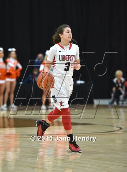 Thumbnail 1 in Bishop Gorman vs. Liberty (Big City Showcase) photogallery.
