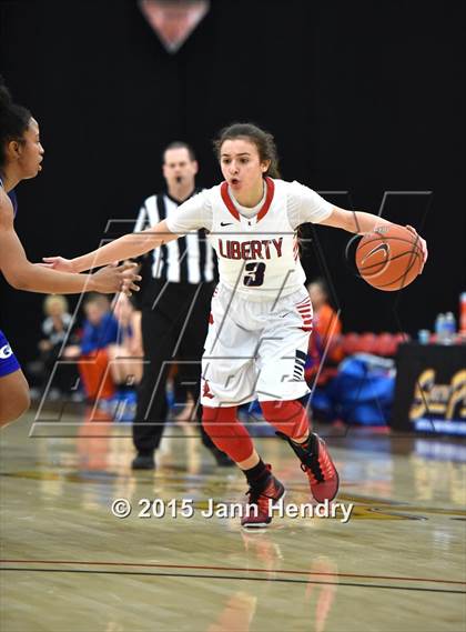 Thumbnail 1 in Bishop Gorman vs. Liberty (Big City Showcase) photogallery.