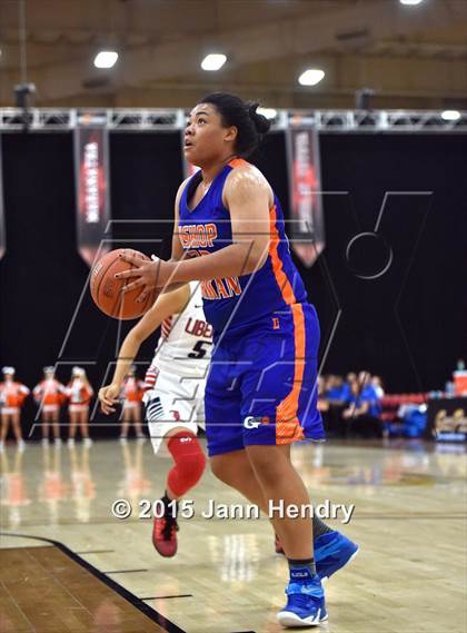 Thumbnail 2 in Bishop Gorman vs. Liberty (Big City Showcase) photogallery.
