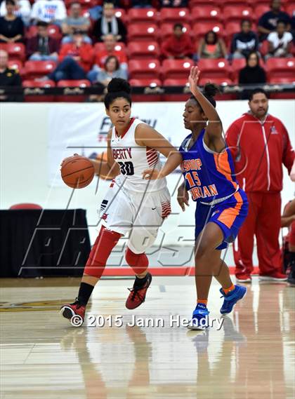 Thumbnail 1 in Bishop Gorman vs. Liberty (Big City Showcase) photogallery.