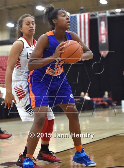 Thumbnail 3 in Bishop Gorman vs. Liberty (Big City Showcase) photogallery.