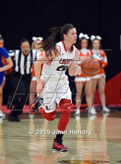Thumbnail 2 in Bishop Gorman vs. Liberty (Big City Showcase) photogallery.