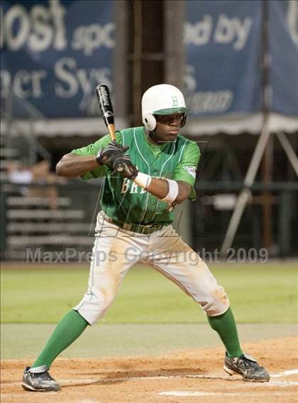 Thumbnail 1 in Nederland vs Brenham (4A Region 3 SF - Game 1 ) photogallery.