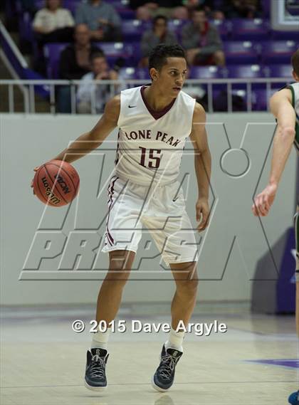Thumbnail 3 in Lone Peak vs. Copper Hills (UHSAA First Round) photogallery.