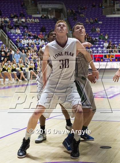 Thumbnail 2 in Lone Peak vs. Copper Hills (UHSAA First Round) photogallery.