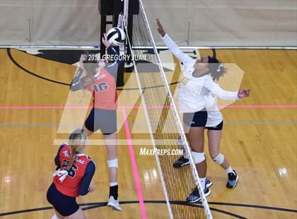 Thumbnail 1 in Pope John Paul II vs Notre Dame (Catholic League Tournament) photogallery.