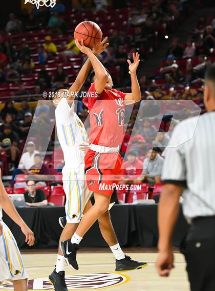 Thumbnail 3 in Alchesay vs. Page - Native American Basketball Classic photogallery.