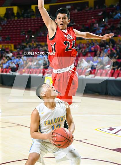 Thumbnail 1 in Alchesay vs. Page - Native American Basketball Classic photogallery.