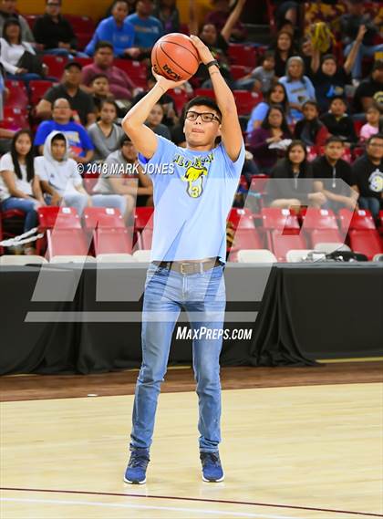 Thumbnail 1 in Alchesay vs. Page - Native American Basketball Classic photogallery.