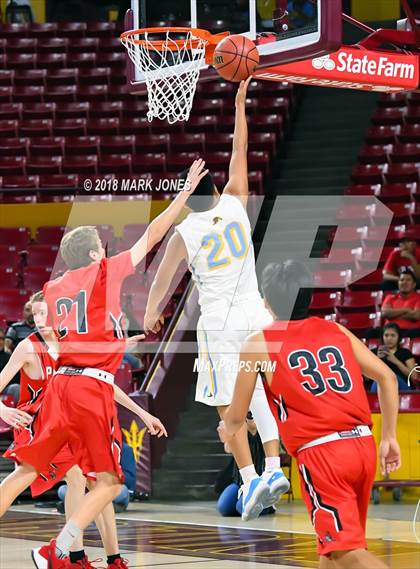 Thumbnail 1 in Alchesay vs. Page - Native American Basketball Classic photogallery.