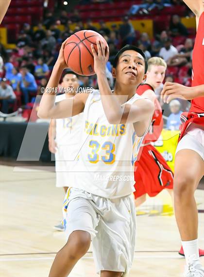 Thumbnail 2 in Alchesay vs. Page - Native American Basketball Classic photogallery.