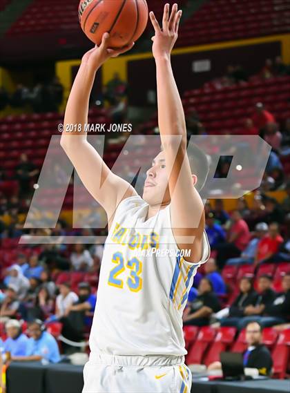 Thumbnail 2 in Alchesay vs. Page - Native American Basketball Classic photogallery.