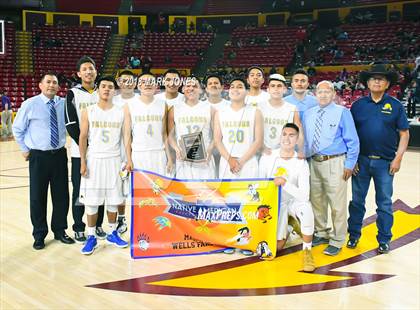 Thumbnail 1 in Alchesay vs. Page - Native American Basketball Classic photogallery.