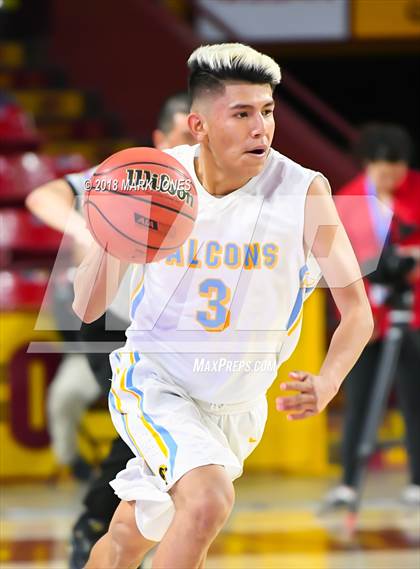 Thumbnail 2 in Alchesay vs. Page - Native American Basketball Classic photogallery.