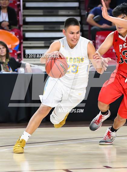 Thumbnail 1 in Alchesay vs. Page - Native American Basketball Classic photogallery.