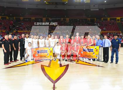 Thumbnail 3 in Alchesay vs. Page - Native American Basketball Classic photogallery.