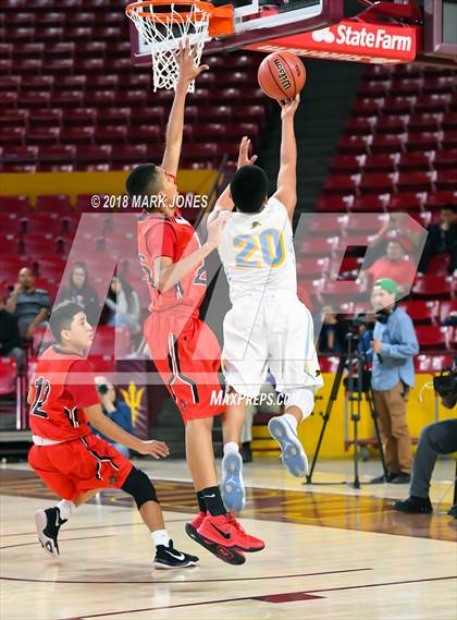 Thumbnail 1 in Alchesay vs. Page - Native American Basketball Classic photogallery.