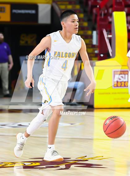 Thumbnail 2 in Alchesay vs. Page - Native American Basketball Classic photogallery.