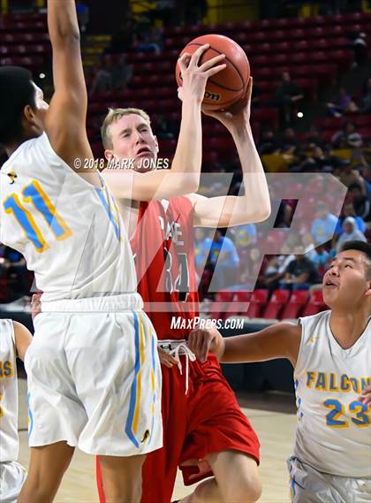Thumbnail 1 in Alchesay vs. Page - Native American Basketball Classic photogallery.