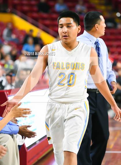 Thumbnail 3 in Alchesay vs. Page - Native American Basketball Classic photogallery.