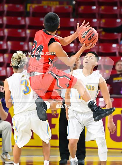 Thumbnail 3 in Alchesay vs. Page - Native American Basketball Classic photogallery.