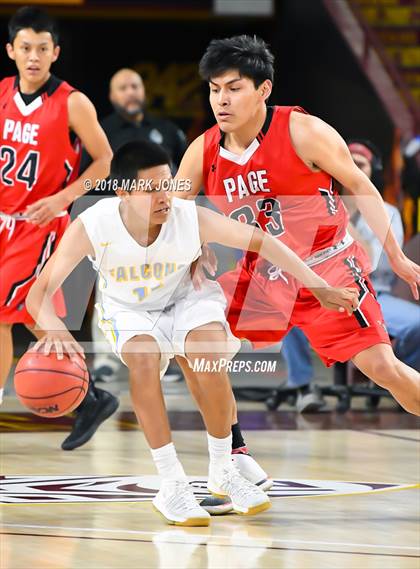 Thumbnail 1 in Alchesay vs. Page - Native American Basketball Classic photogallery.