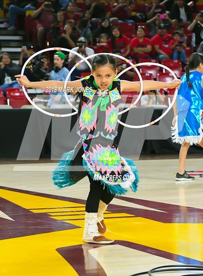 Thumbnail 1 in Alchesay vs. Page - Native American Basketball Classic photogallery.