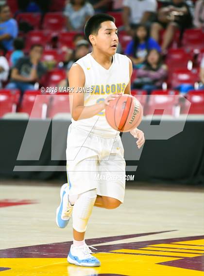 Thumbnail 2 in Alchesay vs. Page - Native American Basketball Classic photogallery.