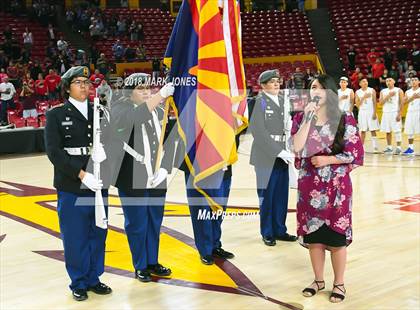 Thumbnail 2 in Alchesay vs. Page - Native American Basketball Classic photogallery.