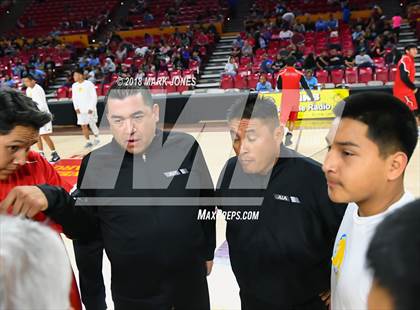 Thumbnail 2 in Alchesay vs. Page - Native American Basketball Classic photogallery.