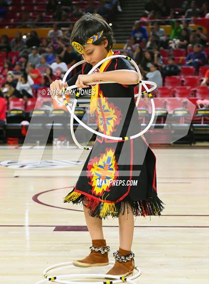 Thumbnail 1 in Alchesay vs. Page - Native American Basketball Classic photogallery.