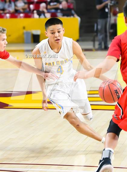 Thumbnail 1 in Alchesay vs. Page - Native American Basketball Classic photogallery.