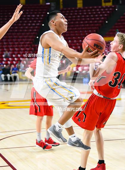 Thumbnail 2 in Alchesay vs. Page - Native American Basketball Classic photogallery.