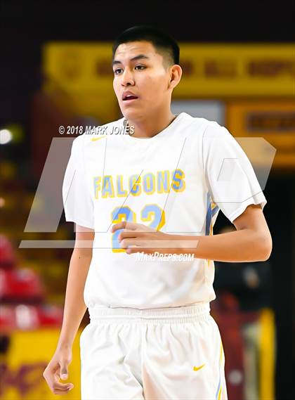 Thumbnail 3 in Alchesay vs. Page - Native American Basketball Classic photogallery.