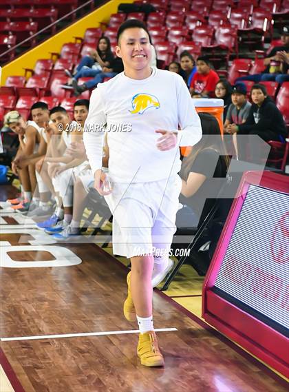 Thumbnail 3 in Alchesay vs. Page - Native American Basketball Classic photogallery.