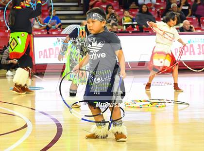 Thumbnail 1 in Alchesay vs. Page - Native American Basketball Classic photogallery.