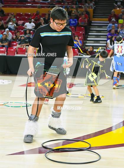 Thumbnail 2 in Alchesay vs. Page - Native American Basketball Classic photogallery.