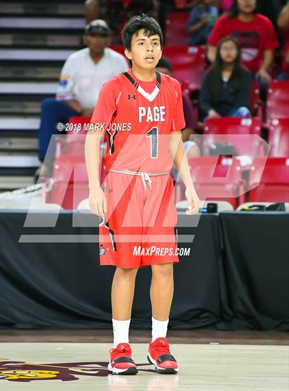 Thumbnail 2 in Alchesay vs. Page - Native American Basketball Classic photogallery.