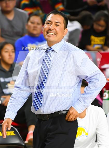 Thumbnail 2 in Alchesay vs. Page - Native American Basketball Classic photogallery.