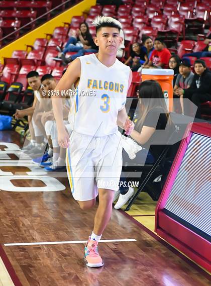 Thumbnail 3 in Alchesay vs. Page - Native American Basketball Classic photogallery.