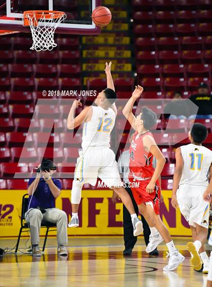 Thumbnail 2 in Alchesay vs. Page - Native American Basketball Classic photogallery.