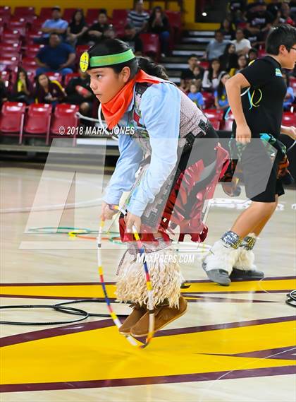 Thumbnail 1 in Alchesay vs. Page - Native American Basketball Classic photogallery.