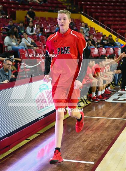 Thumbnail 1 in Alchesay vs. Page - Native American Basketball Classic photogallery.
