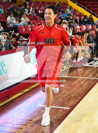 Thumbnail 3 in Alchesay vs. Page - Native American Basketball Classic photogallery.