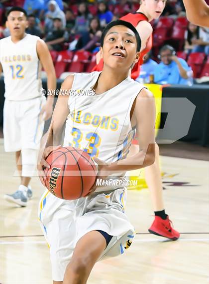 Thumbnail 3 in Alchesay vs. Page - Native American Basketball Classic photogallery.